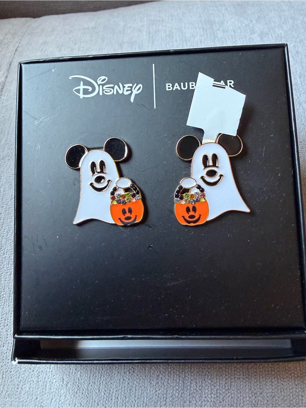 BaubleBar Mickey Ghost earrings